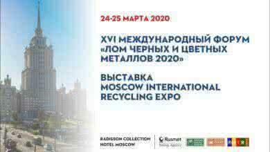XVI Международный форум «Лом черных и цветных металлов 2020» и Выставка Moscow International Recycling Expo