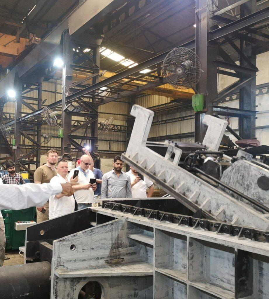 Российская делегация Ассоциации НСРО РУСЛОМ.КОМ 31 мая 2022 посетила три фабрики ведущего индийского производителя оборудования