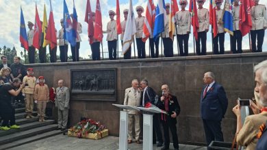 3 сентября в Москве состоялась церемония открытия панно в память о Параде Победы на Красной площади