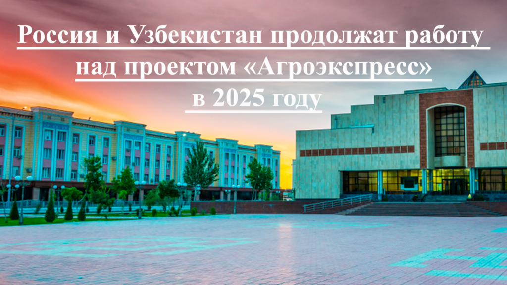 Россия и Узбекистан продолжат работу над проектом «Агроэкспресс» в 2025 году