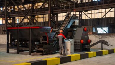 В копровом цехе УралМетКома пустили установку брикетирования металлической стружки