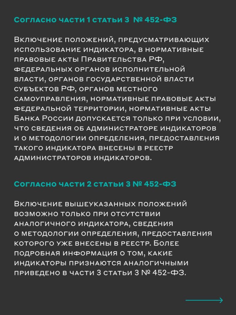 Допуск администраторов финансовых и товарных индикаторов