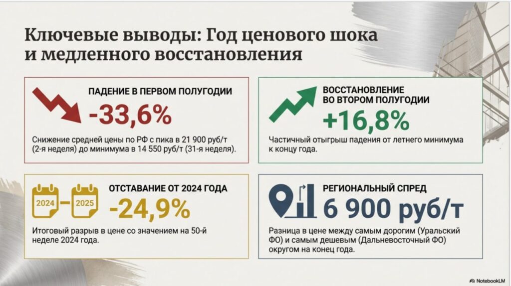 Начинаем подводить итоги 2025 года