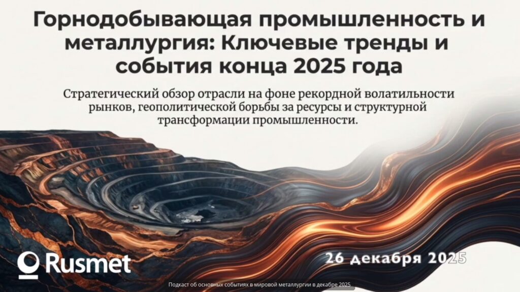 Подкаст об основных событиях в мировой металлургии в декабре 2025