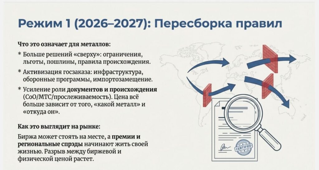 Подготовили календарь внимания рынков металлов и лома 2026-2030 гг с акцентом на 3 режима, которые могут оказывать влияние на условия работы
