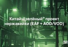 Китай: "зеленый" проект нержавейки (EAF + AOD/VOD)