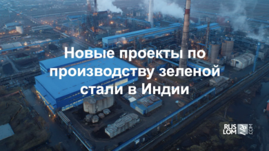Новые проекты по производству зеленой стали в Индии