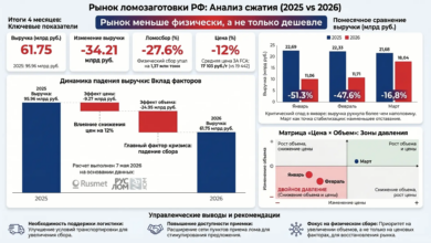 Рынок меньше физически, а не только дешевле