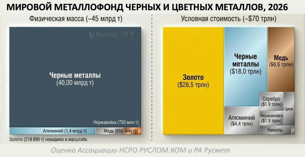 Мировой металловонд черных и цветных металлов 2026
