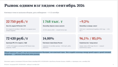 Текущая ситуация на рынке лома черных металлов на одном слайде в докладе директора Ассоциации НСРО "РУСЛОМ.КОМ" на вебинаре 15 сентября